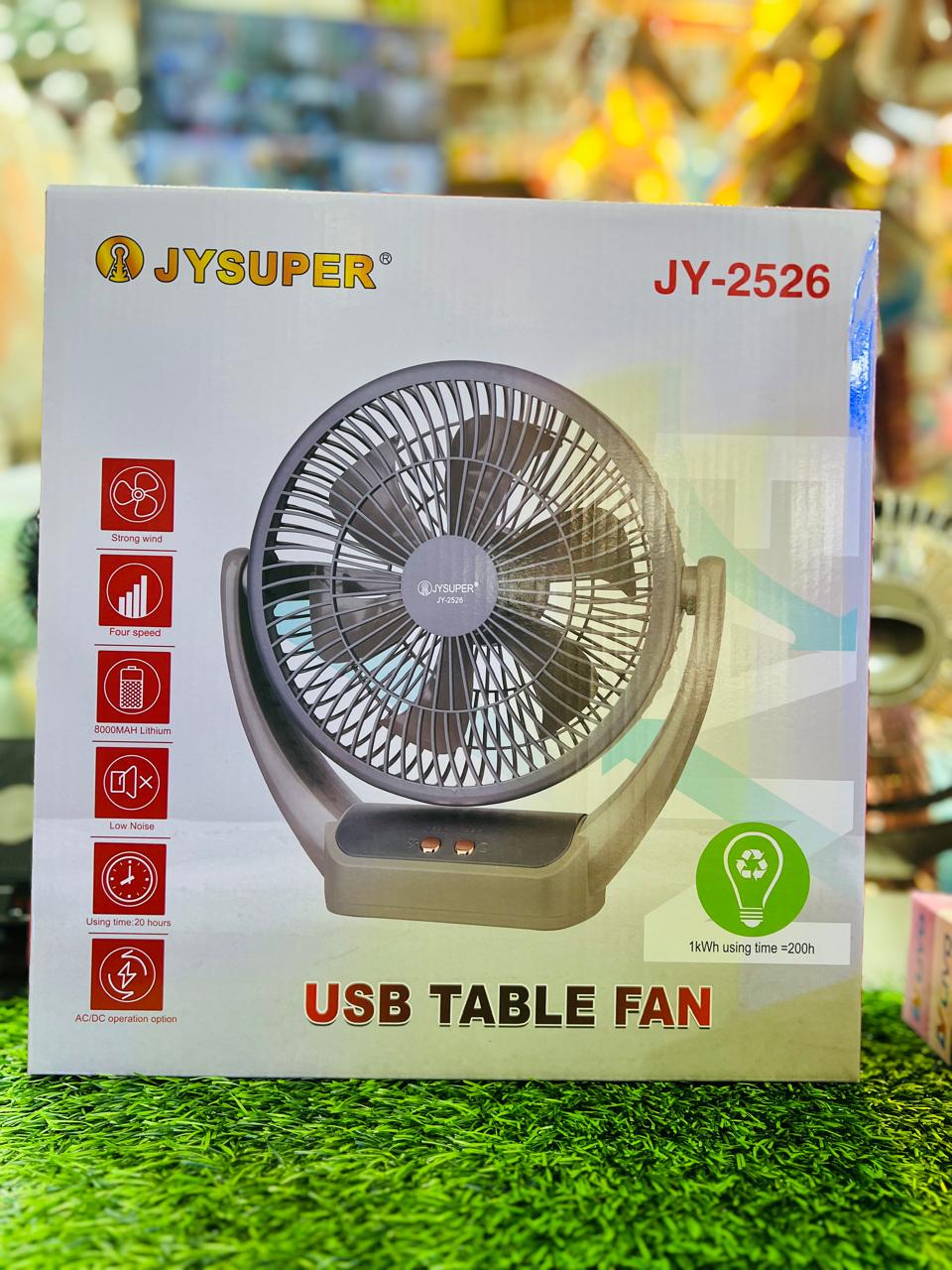 JYSUPER JY-2526 USB Table Fan